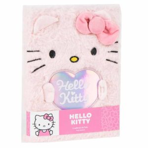 Hello Kitty plush notebook