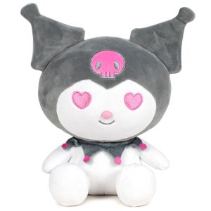 Hello Kitty Kuromi Grey plush toy 16cm