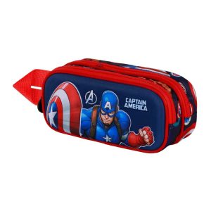 Marvel Captain America Patriot 3D doble pencil case