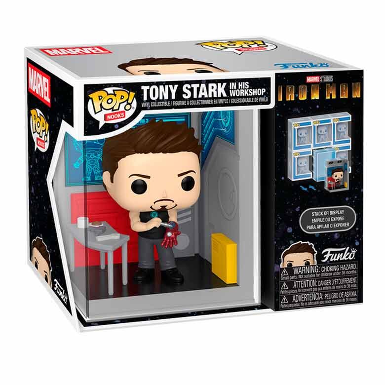 POP figure Nooks Marvel Tony Stark in His Workshop - Image 3
