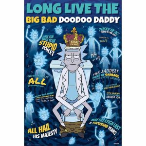 Rick & Morty Doodoo Daddy poster