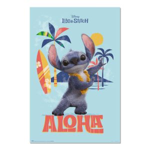 Disney Stitch Live Action Aloha poster