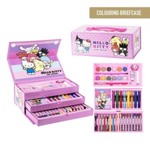 Hello Kitty colouring stationery case