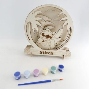 Disney Stitch colouring figure