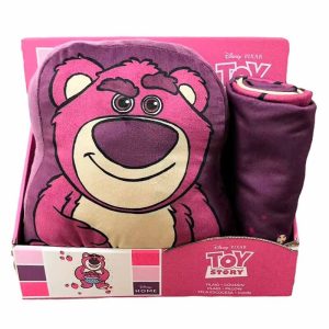 Disney Pixar Toy Story Lotso polar blanket + cushion set