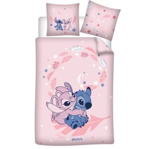 Disney Stitch & Angel policotton duvet cover bed 90cm