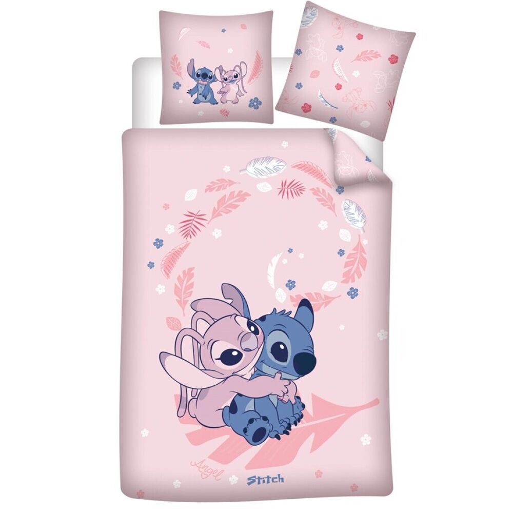 Disney Stitch & Angel policotton duvet cover bed 90cm