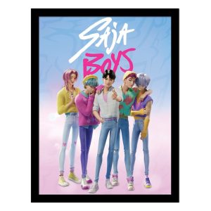 KPop Demon Hunters Saja Boys Framed print