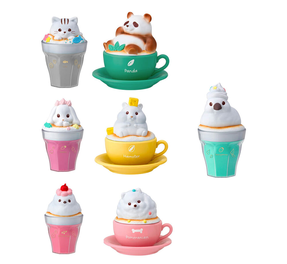 CharaLatte Art Case Animals assorted figure