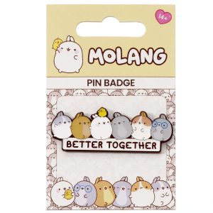 Molang Better Together Pin badge