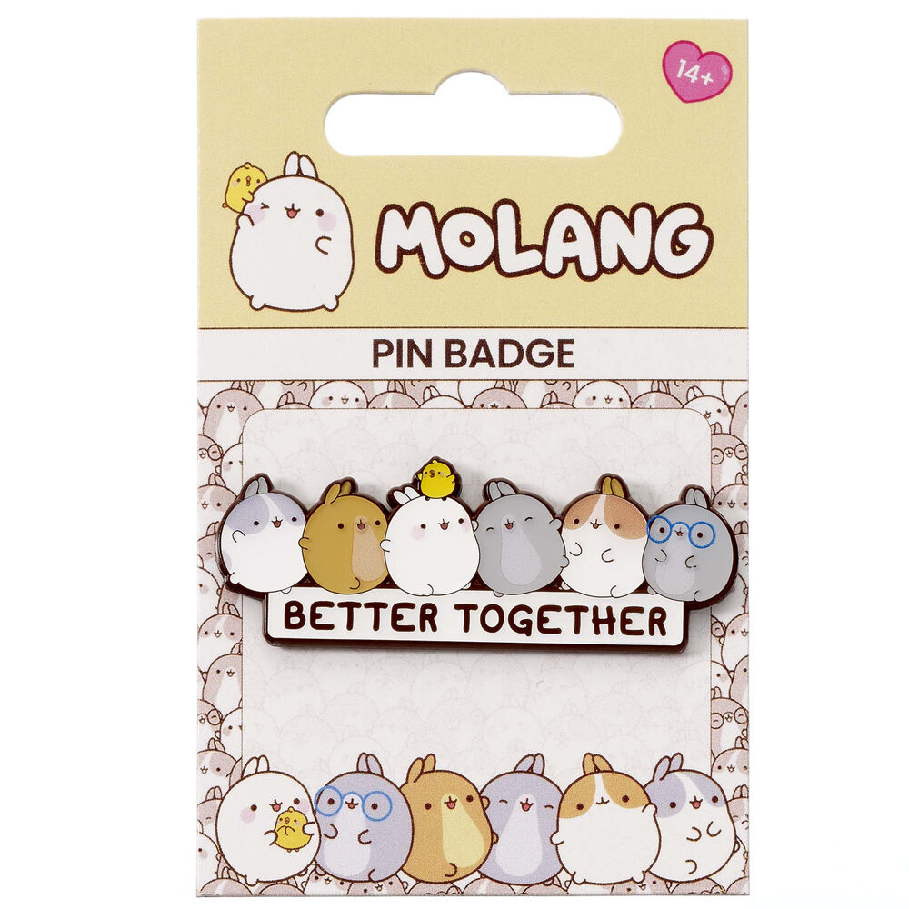 Molang Better Together Pin badge