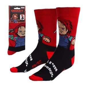 Chucky adult socks