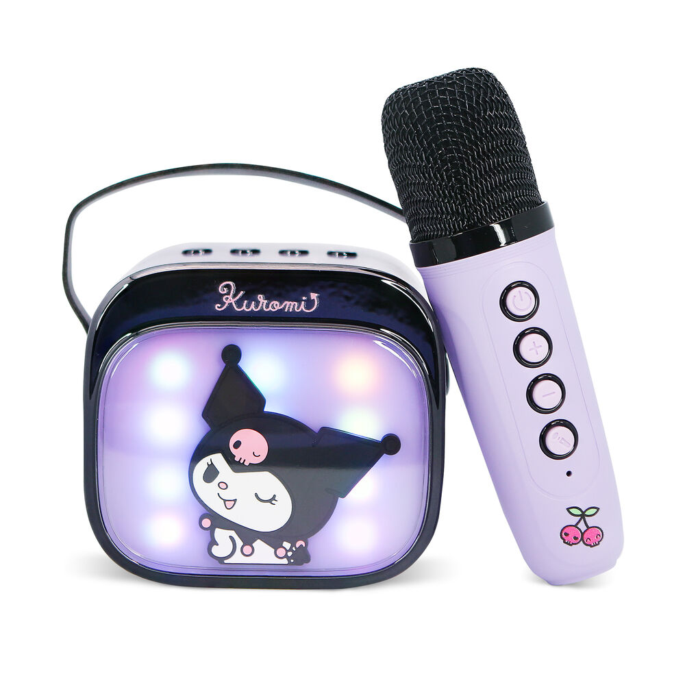 Hello Kitty Kuromi LED Karaoke Speaker and Microphone - Image 5