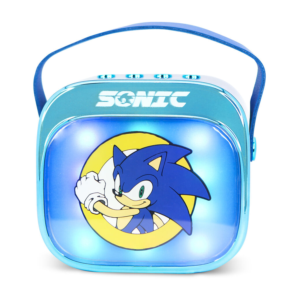 Sonic The Hedgehog LED Karaoke Speaker and Microphone - Image 4