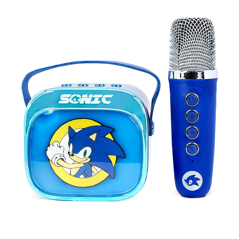 Sonic The Hedgehog LED Karaoke Speaker and Microphone - Image 6
