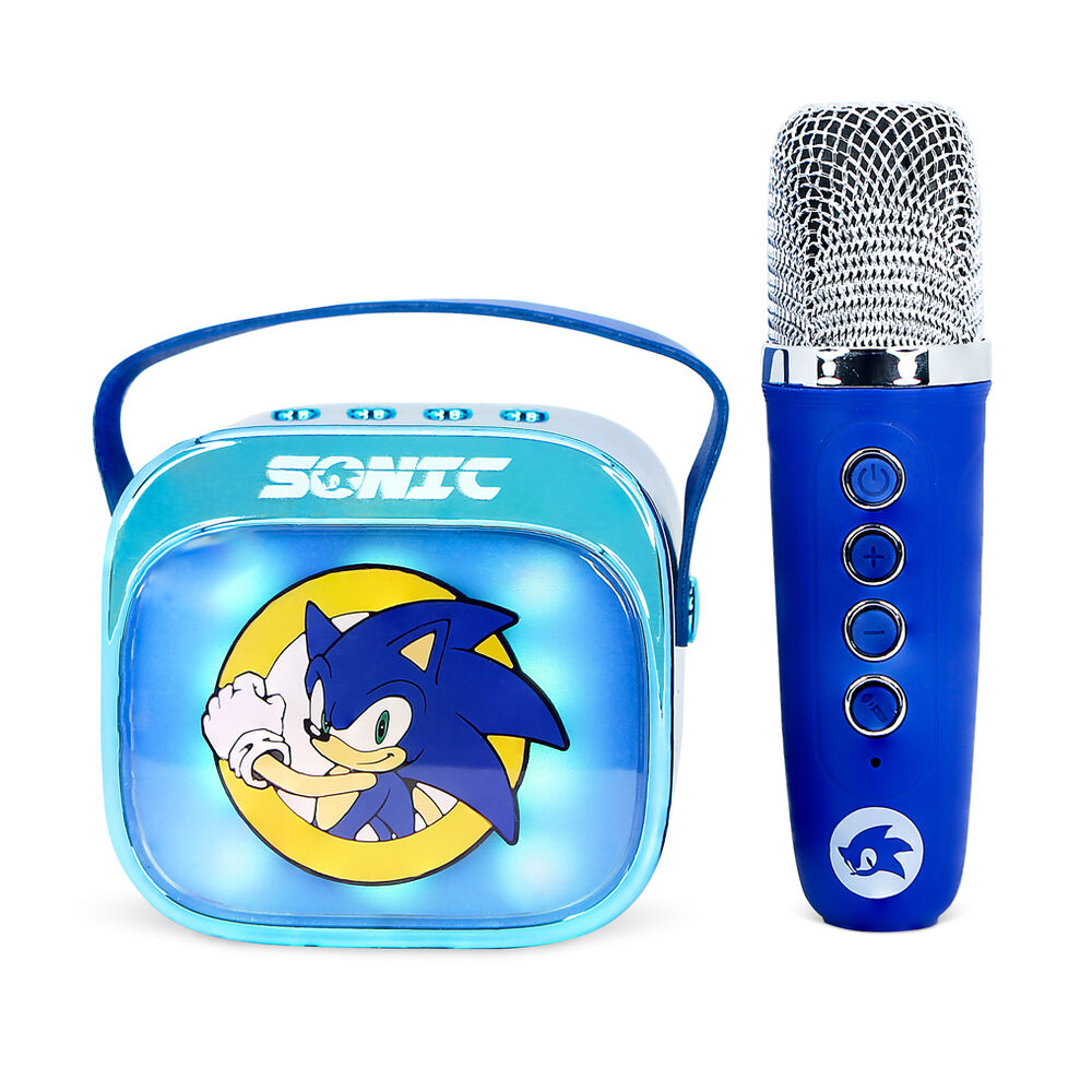 Sonic The Hedgehog LED Karaoke Speaker and Microphone - Image 7