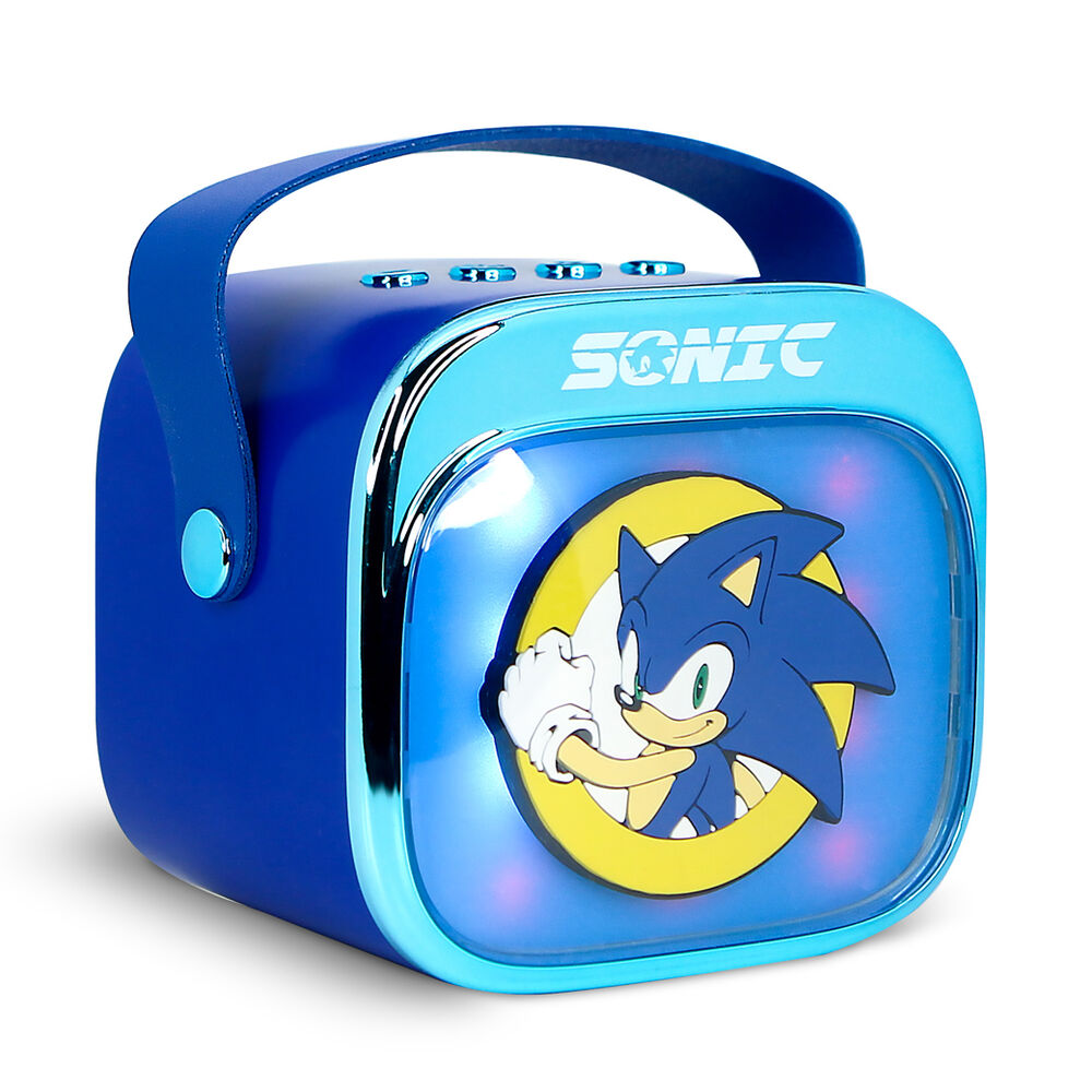 Sonic The Hedgehog LED Karaoke Speaker and Microphone - Image 8