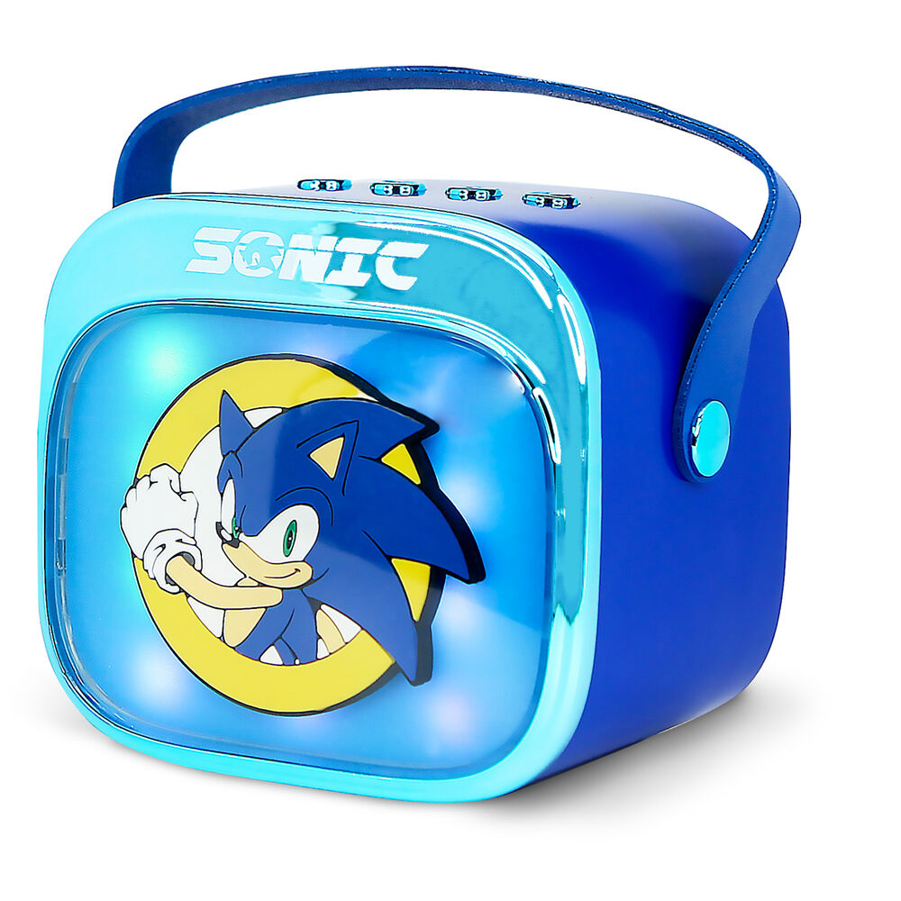 Sonic The Hedgehog LED Karaoke Speaker and Microphone - Image 10
