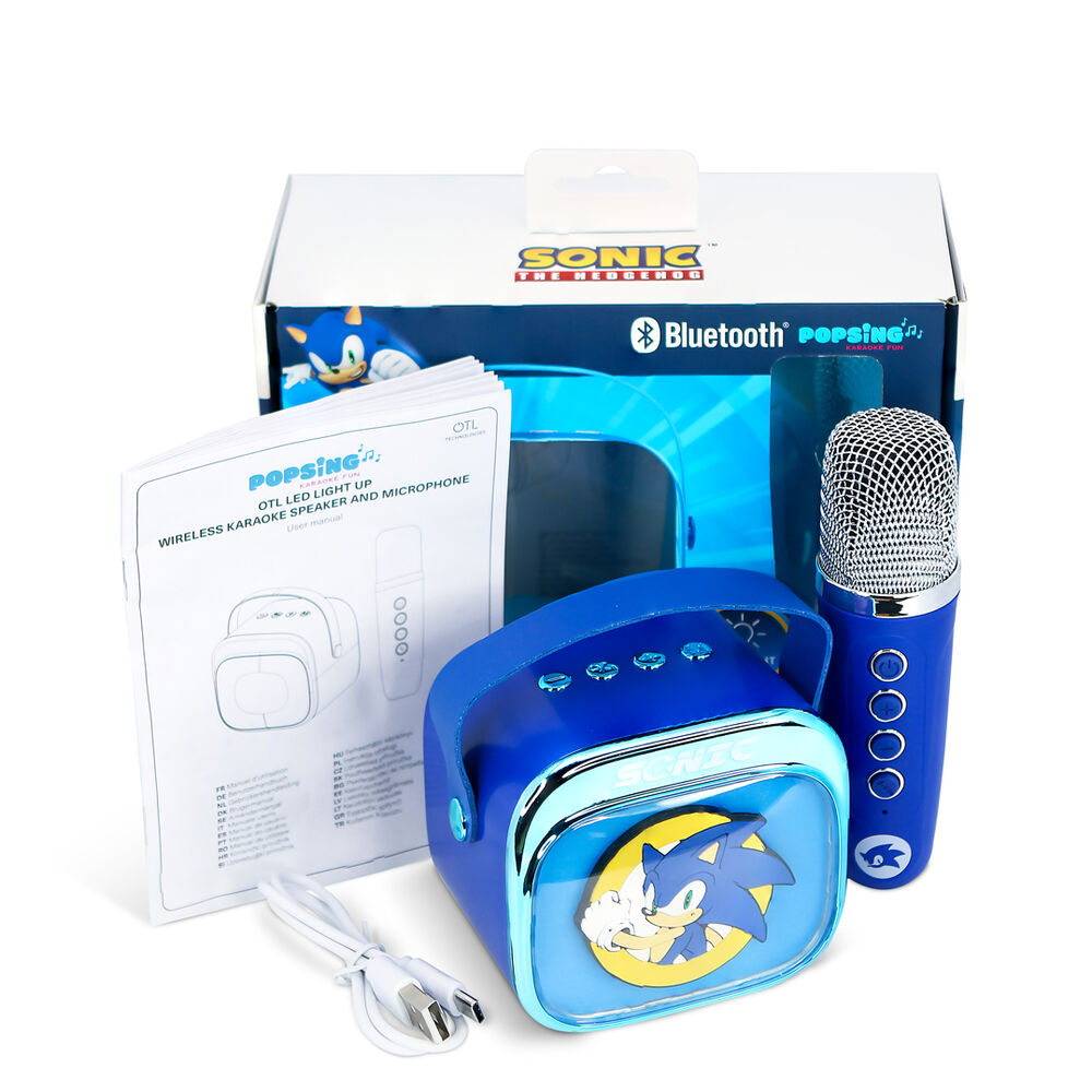 Sonic The Hedgehog LED Karaoke Speaker and Microphone - Image 14