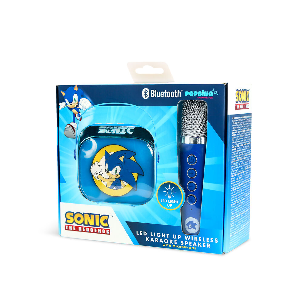 Sonic The Hedgehog LED Karaoke Speaker and Microphone - Image 16