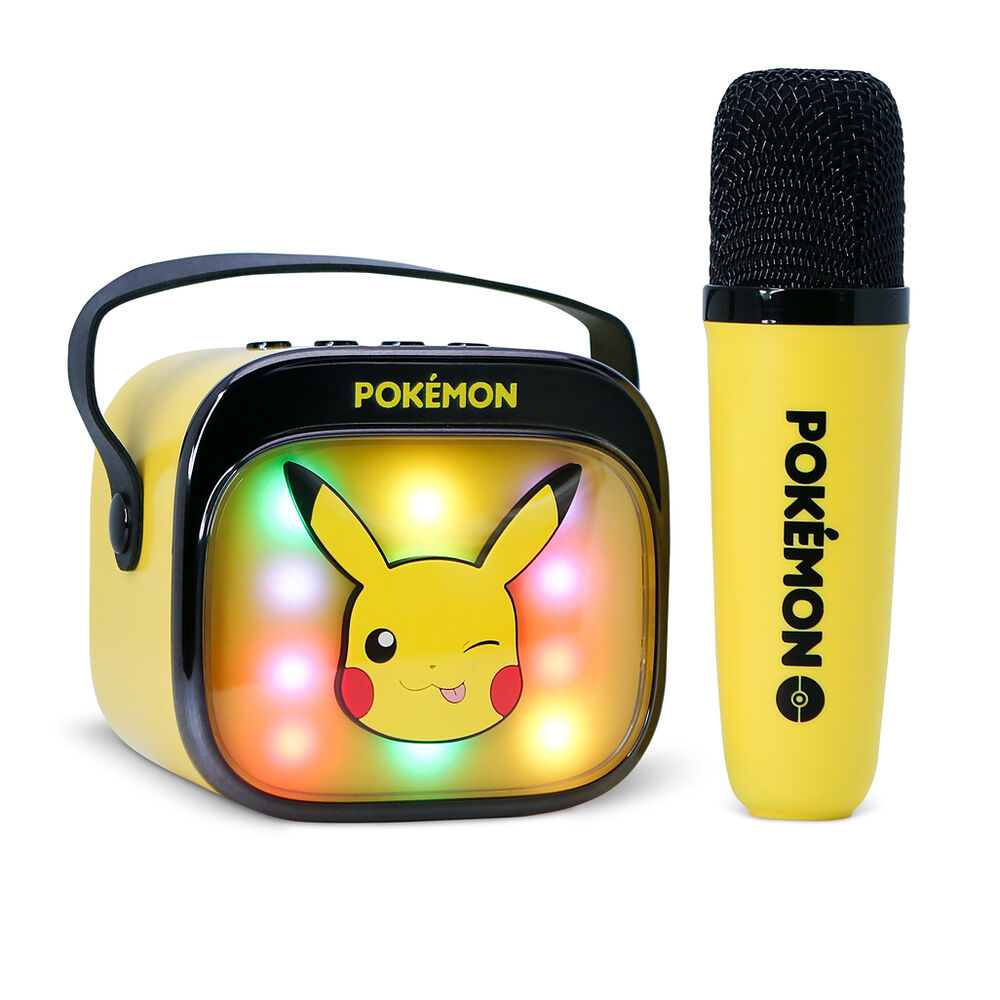 Pokemon Pikachu LED Karaoke Speaker and Microphone - Image 2