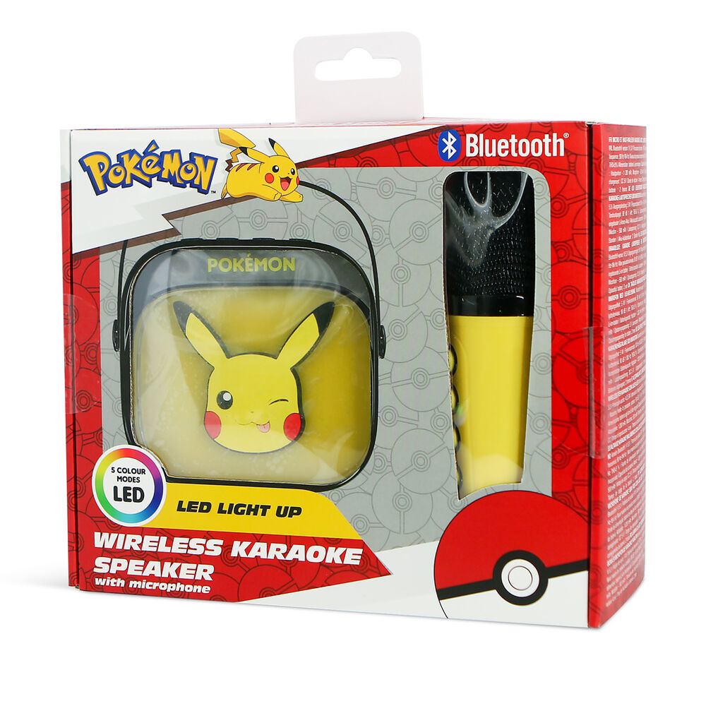 Pokemon Pikachu LED Karaoke Speaker and Microphone - Image 12