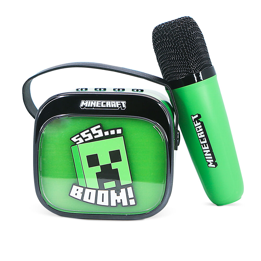 Minecraft LED Karaoke Speaker and Microphone - Image 6