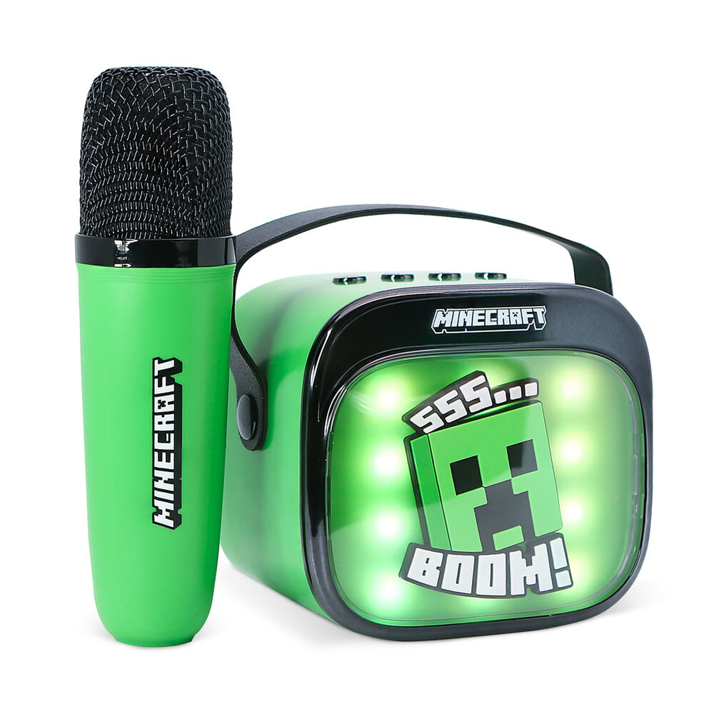 Minecraft LED Karaoke Speaker and Microphone - Image 9