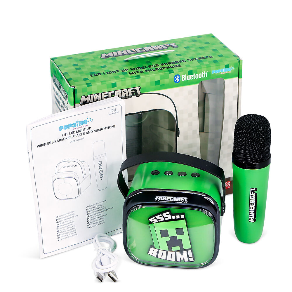Minecraft LED Karaoke Speaker and Microphone - Image 11