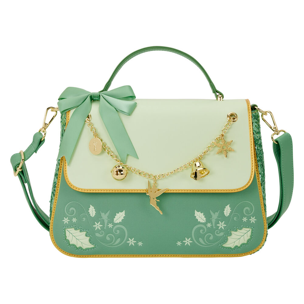 Loungefly Disney Peter Pan Tinker Bell Holiday shoulder bag