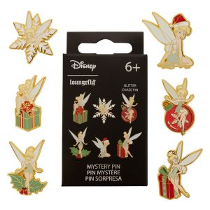Loungefly Disney Peter Pan Tinker Bell Holiday Mystery Blind Box Enamel Pin assorted