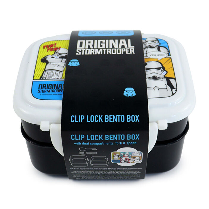 Star Wars Imperial Stormtrooper lunch box + cutlery - Image 3