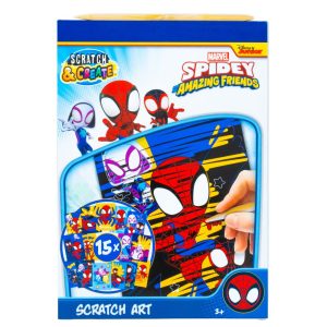 Marvel Spiderman scratching set