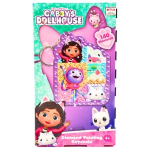 Gabbys Dollhouse Diamond keychain