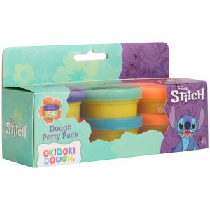 Disney Stitch pack 6 mini pots of modelling clay