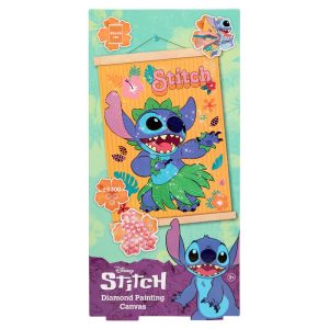 Disney Stitch Wooden frame with diamond painting