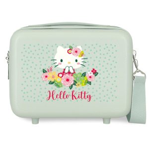 Hello Kitty Floral ABS adaptable vanity case