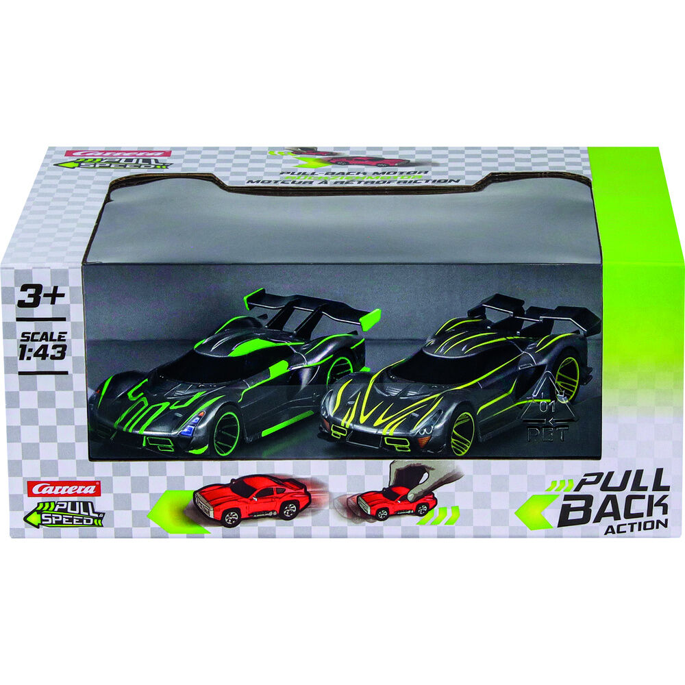 Hypercars Twinpack pack 2 cars pull back
