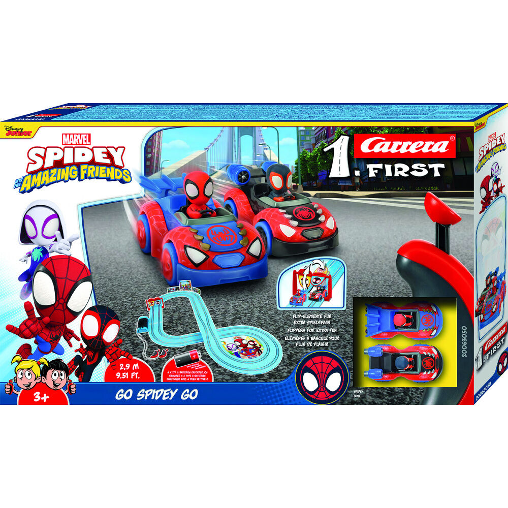 Marvel Spidey and his Amazing Friends Go Spidey Go Racing circuit