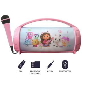 Gabbys Dollhouse Illuminated Bluetooth Speaker + Microphone