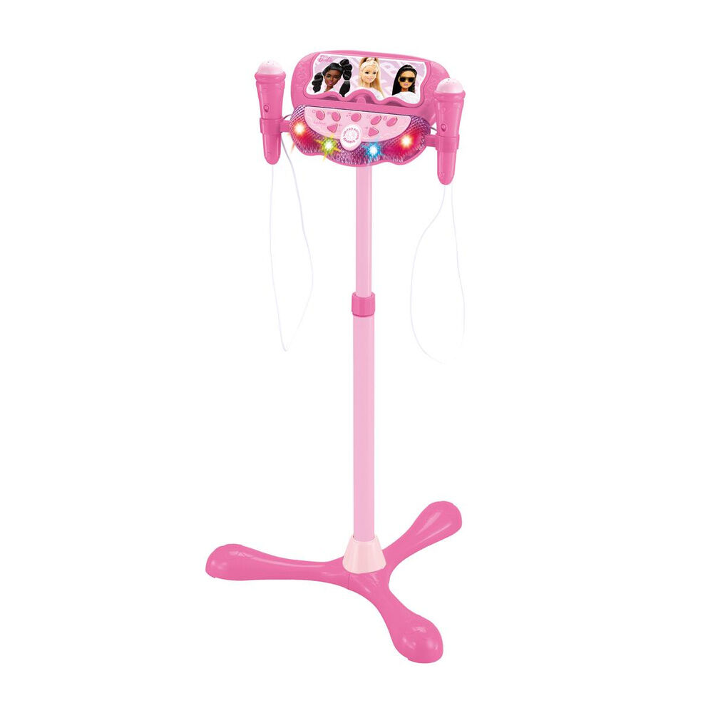 Barbie Adjustable Karaoke Microphone Stand