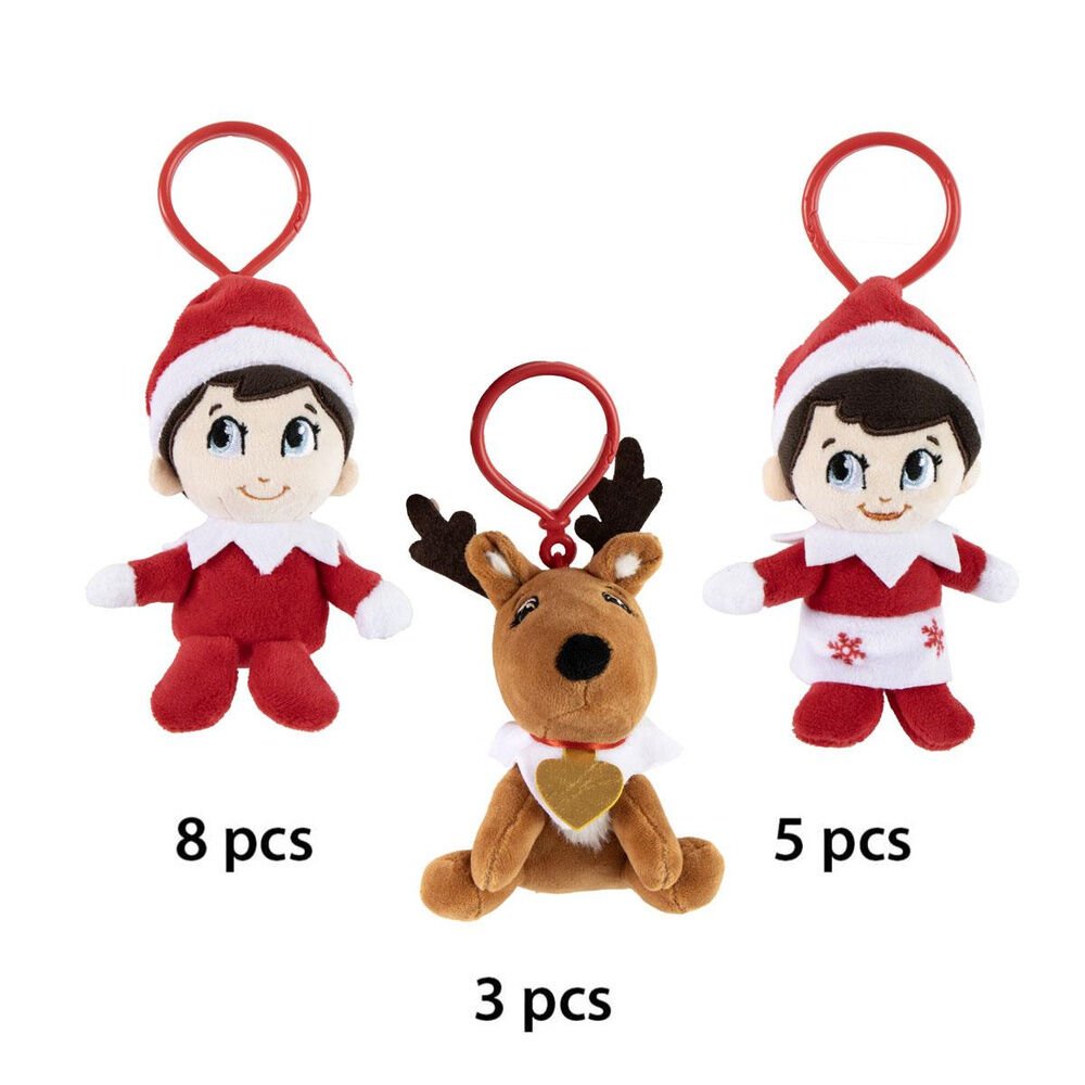 The Elf on the Shelf assorted plush keychain