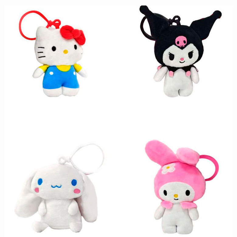 Hello Kitty and Friends plush keychain