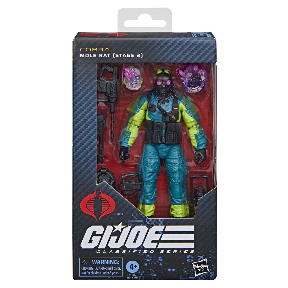 G.I. Joe Classified Series Cobra Mole Rat Stage 2 figure 15cm
