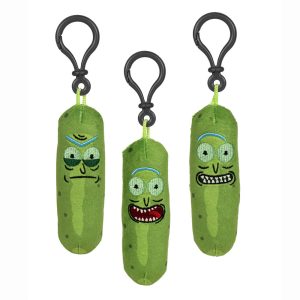 Rick & Morty Pickle assorted plush keychain 10cm