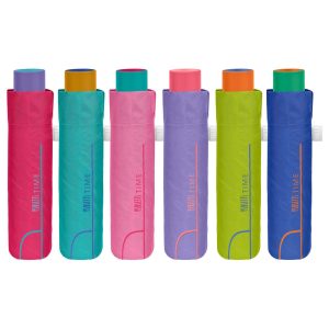 Manual folding plain color umbrella assorted 54cm