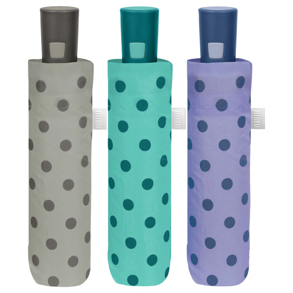 Automatic folding moles umbrella assorted 54cm