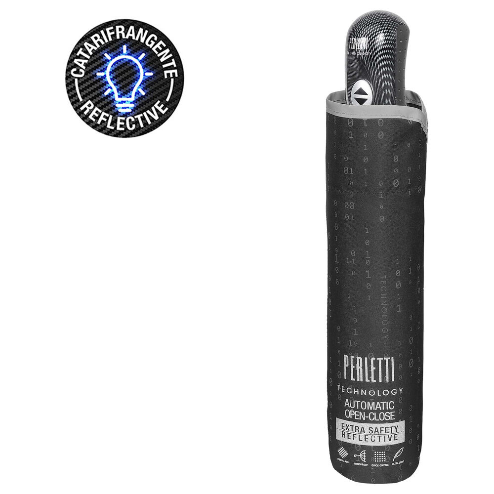 Automatic folding blue umbrella 58cm