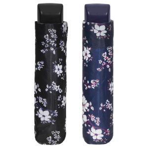 Manual folding floral umbrella assorted 54cm