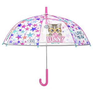 Manual funny cat umbrella 45cm